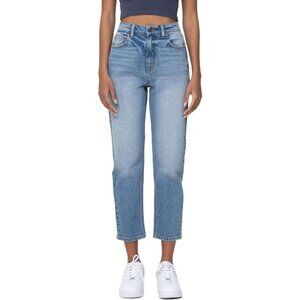 Cello High Rise Straight Crop Light Wash Jeans Size 9